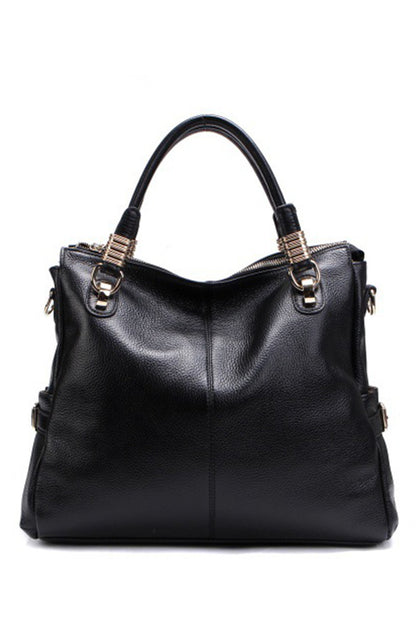 Lichee Genuine Leather Satchel Briefcase Shoulder Handbag