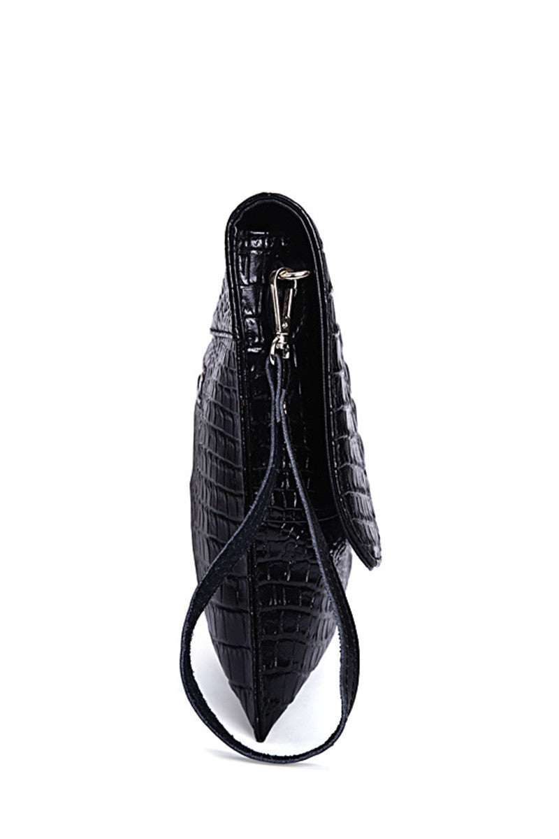 Classical Solid Patent Leather Clutch