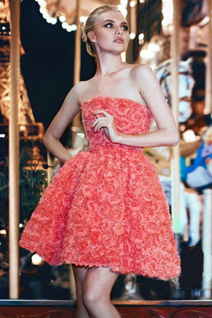 [30% OFF TILL 7 APR] Rosttte Tube Short Flare Party Dress