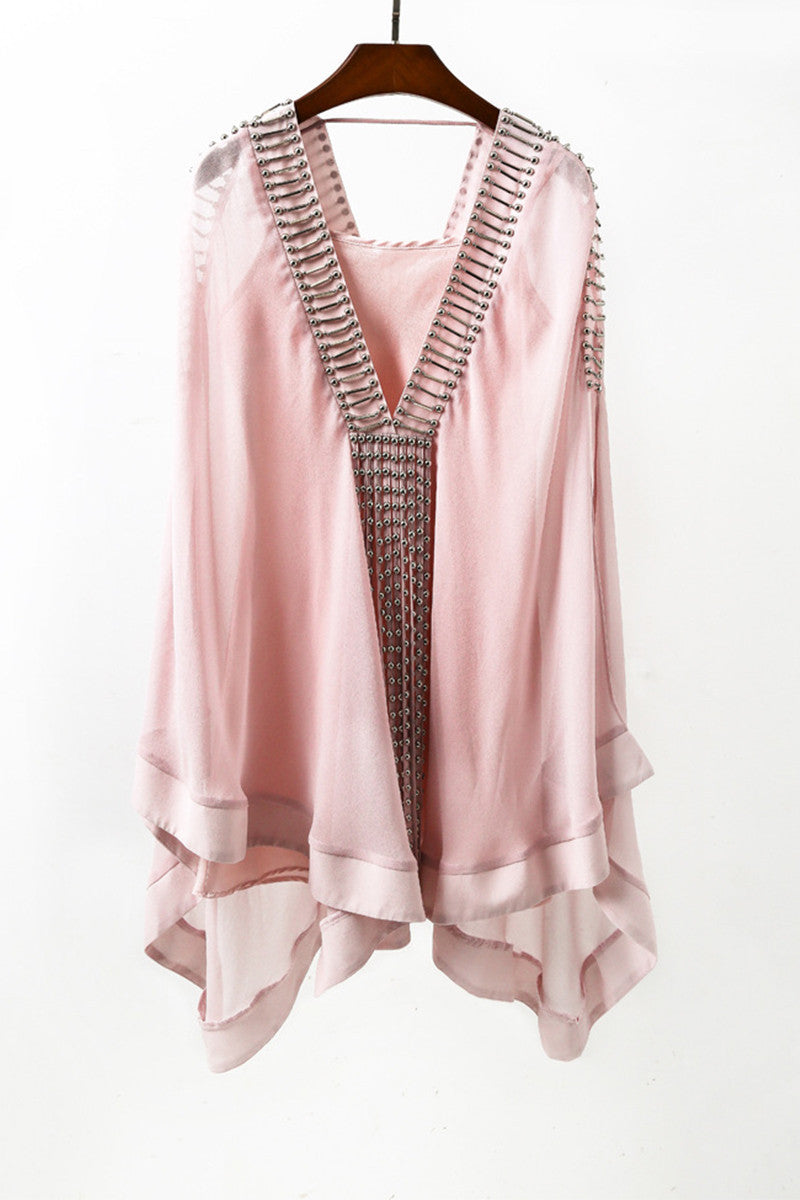 Loose Casual Sequin Irregularity Warps