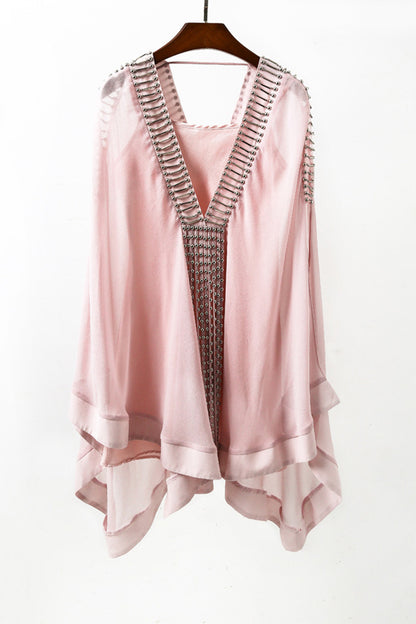 Loose Casual Sequin Irregularity Warps