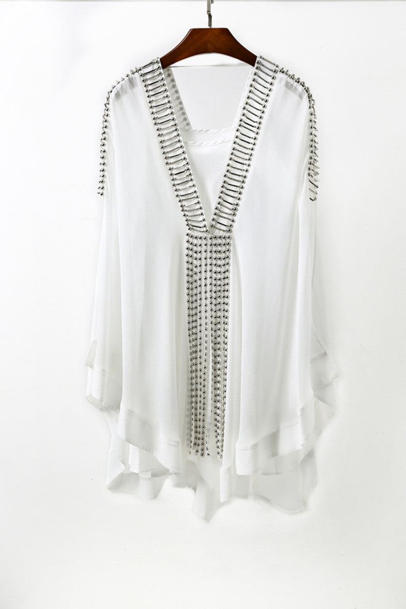 Loose Casual Sequin Irregularity Warps