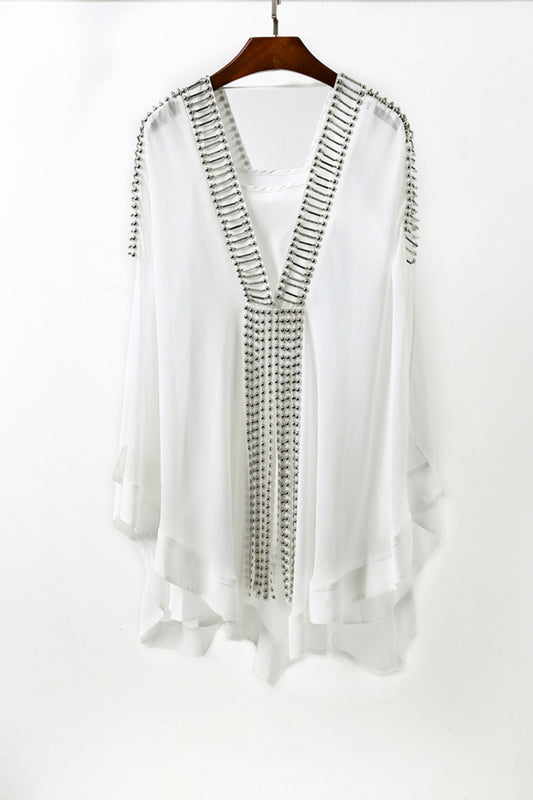Loose Casual Sequin Irregularity Warps